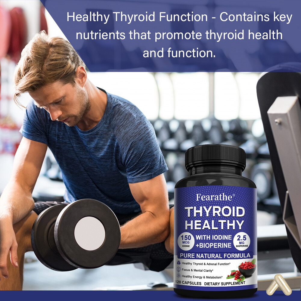THYROID HEALTHY Boosts Metabolism Lose Weight Staying Alive 30-120 Capsules