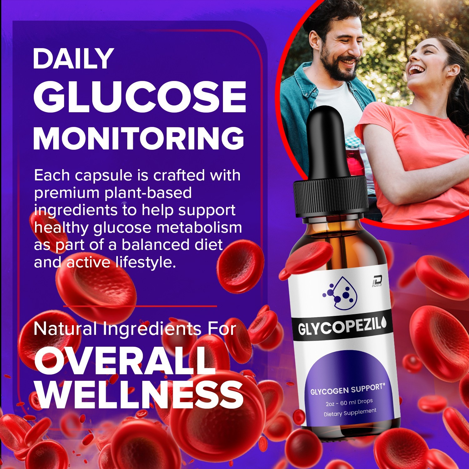 (5 Pack) Glycopezil Liquid Drops – Glycopezil Drops Extra Strength Natural Blend