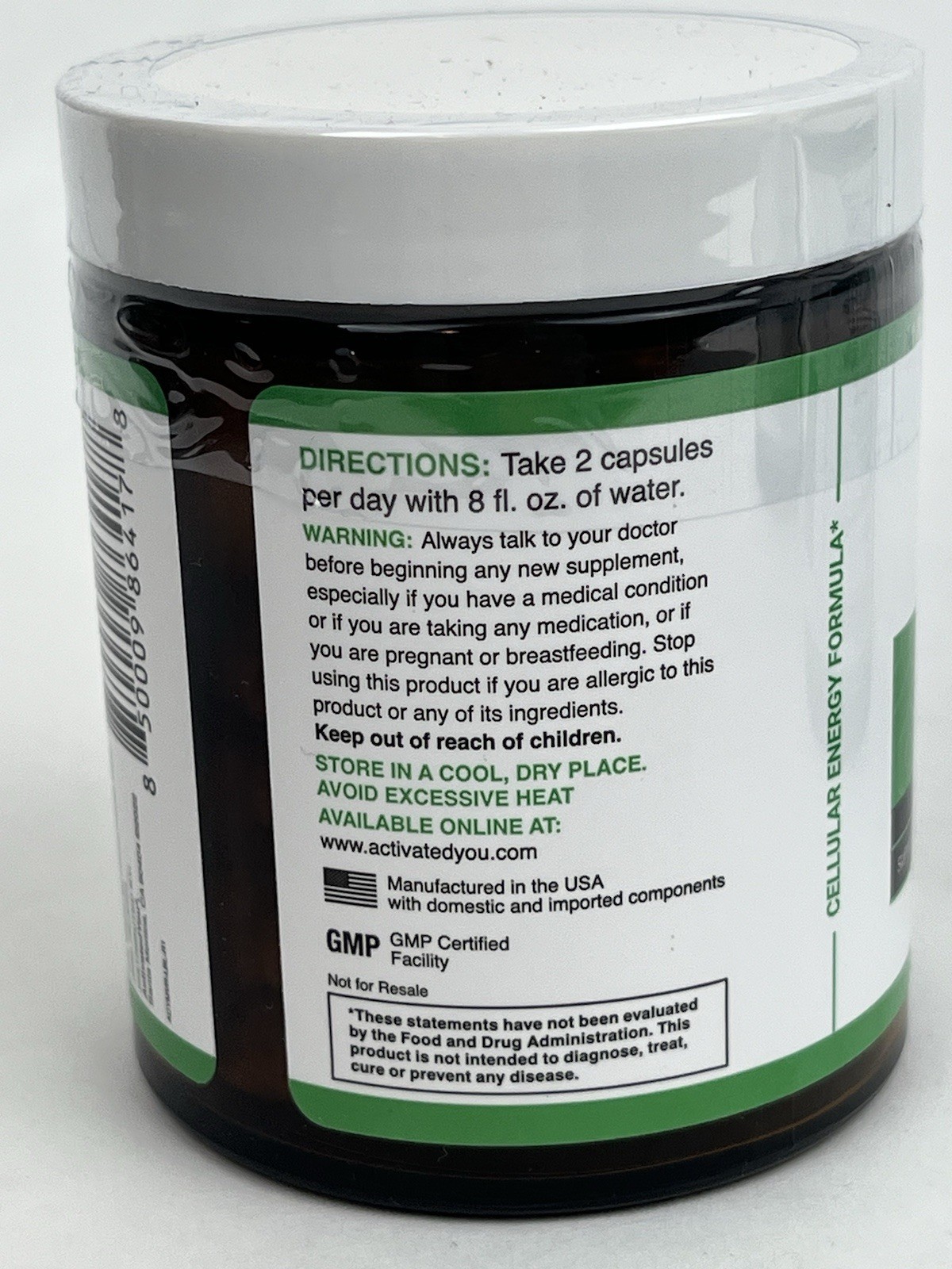 ActivatedYou CELL Advantage Sealed 60 Capsules MFG DATE 04/14/2023