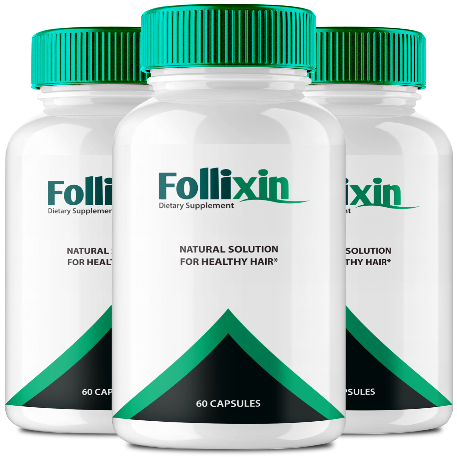 (3 Pack) Follixin Hair Growth Capsules, Follixin Hair Health Supplement Pills