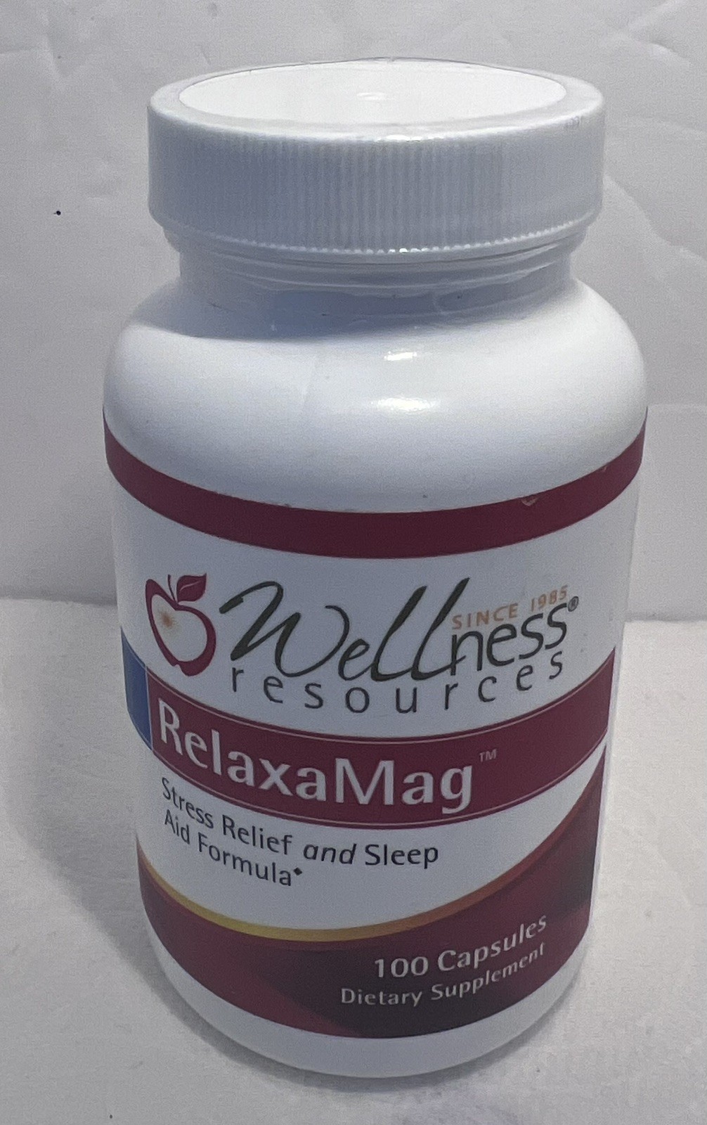Wellness Resources RelaxMag Stress Relief And Sleep Aid Formula 100capsules