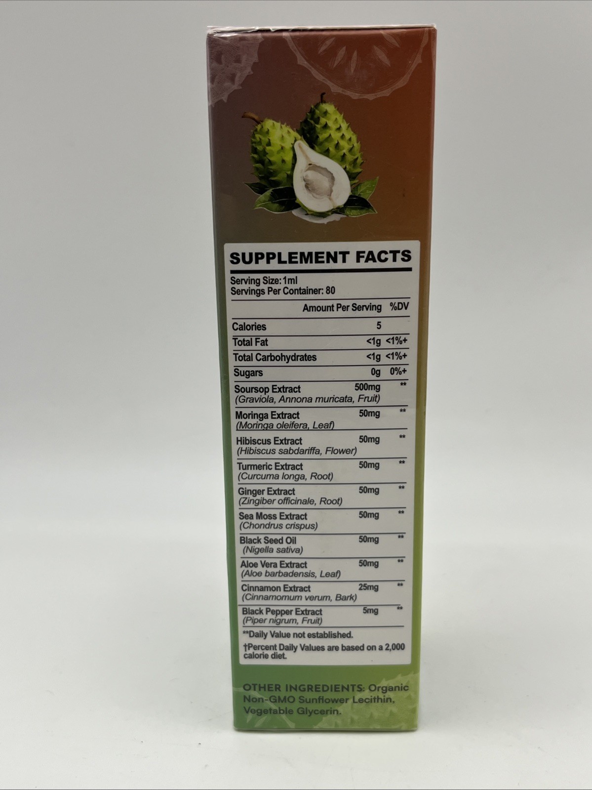 Selicheal Liposomal Soursop Graviola Sugar Free Drops 80 ML Value Pack New