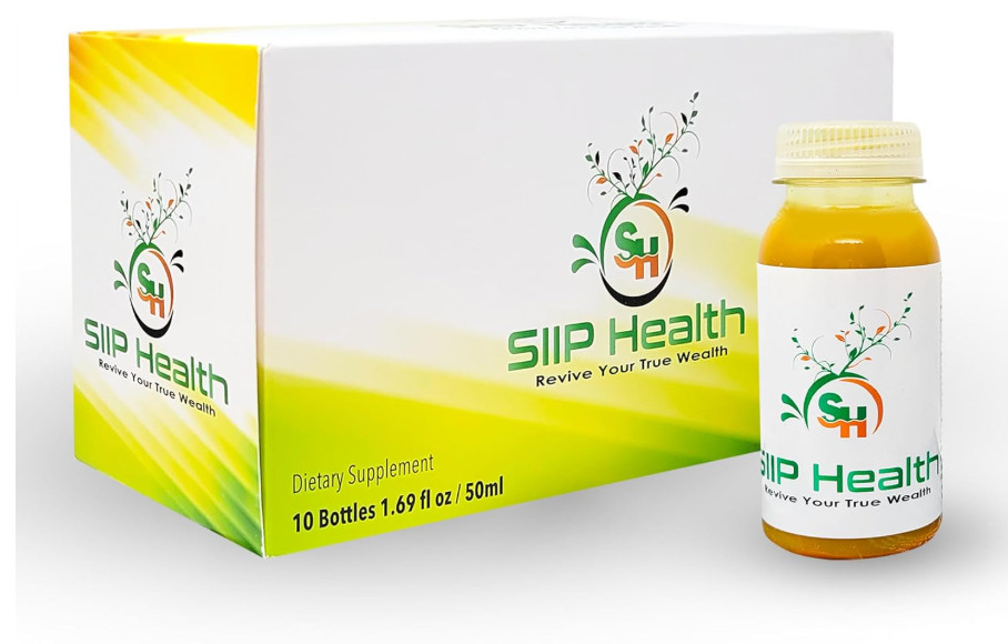 SIIP Health 10 Bottles Dietary Supplement All Natural Drink Exp 4/2026