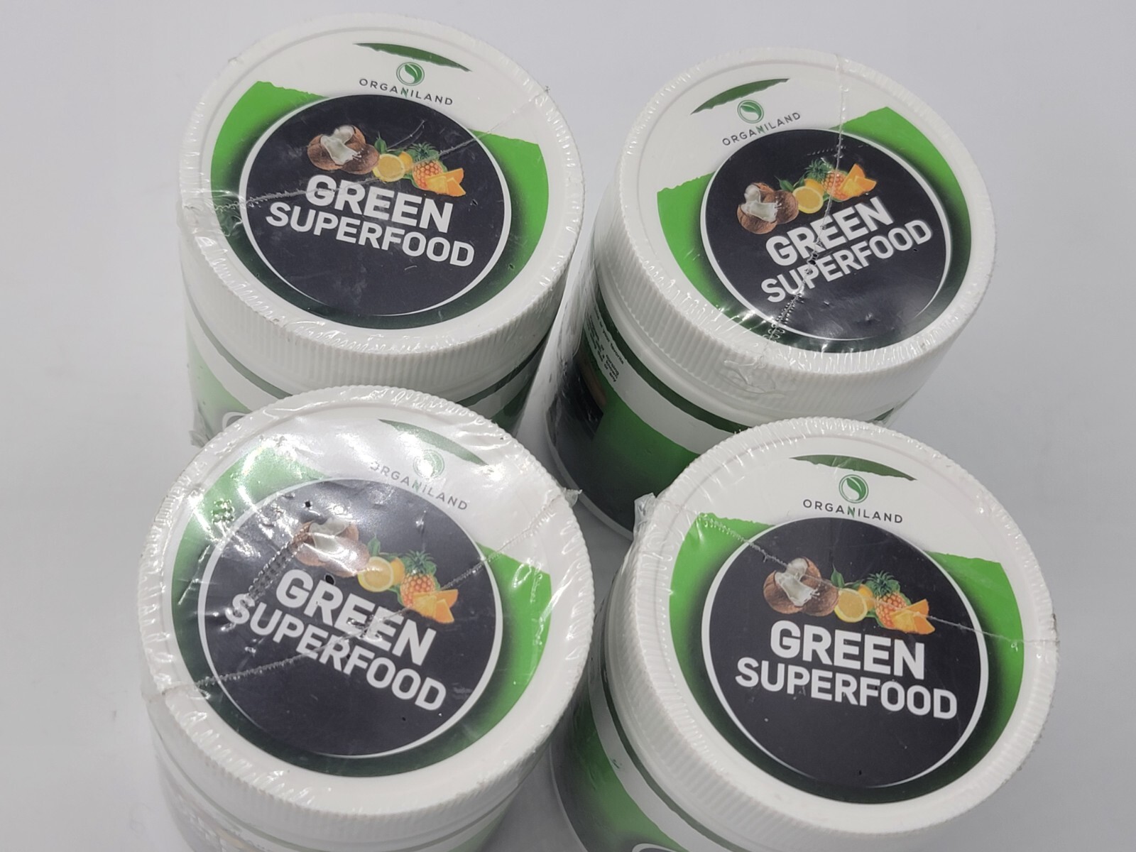 Four Organiland Green Superfood Dietary Supplement – 273 g / 9.1 g 30 servings