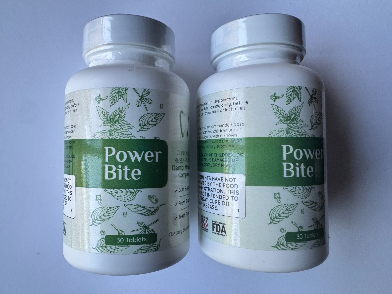 2 PACK EXPIRED 09/2025 PowerBite Dental Health Support 30 Tablets DISCOUNTED