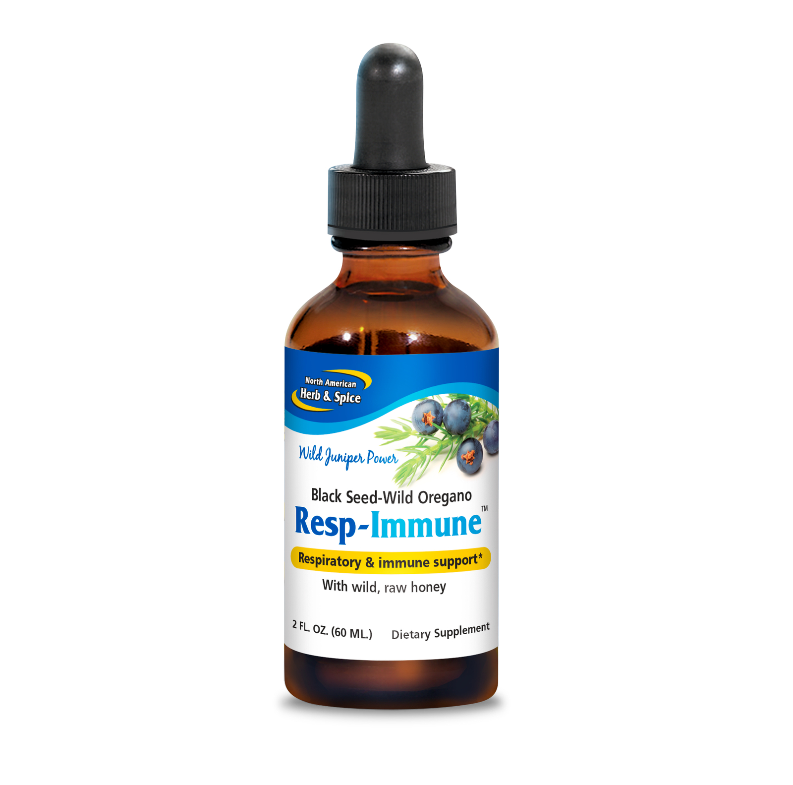 Resp-Immune 2 oz – Respiratory, Immune, Honey, Juniper, Black Seed, Oregano