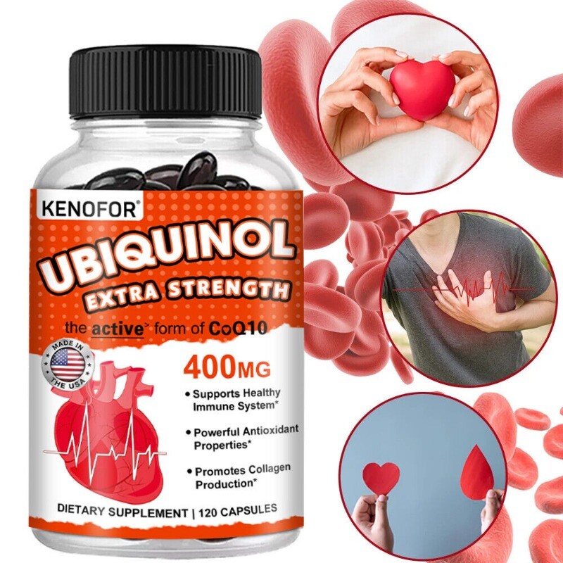 CoQ10 Ubiquinol 400mg Supplement – 30 To 120 Softgels 05/26, NEW