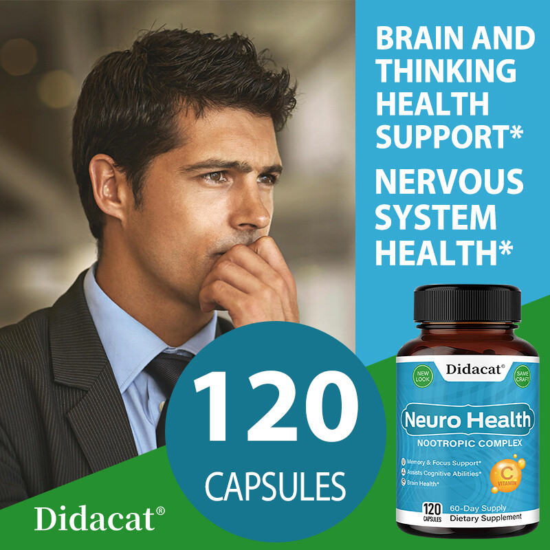 Neuro Health – Nootropic Memory Brain Health Focus Energy Support Capsules