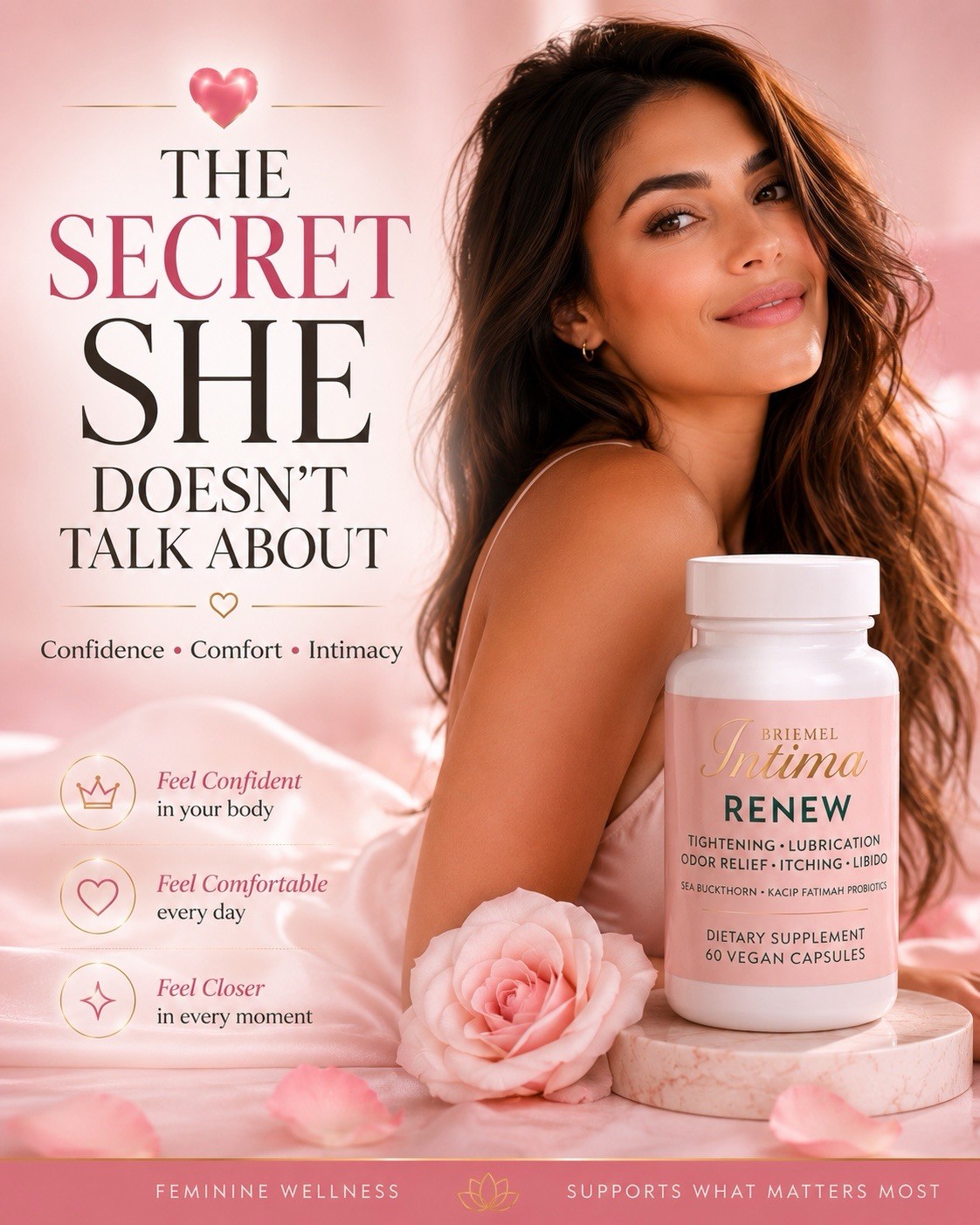 Women’s Feminine Wellness Capsules & Gel| Lubrication, Odor Support, Probiotics