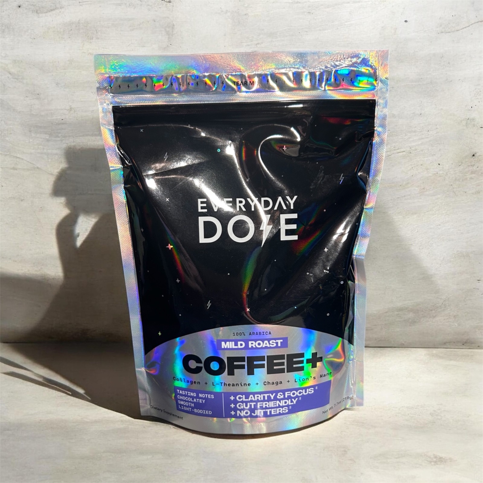 Everyday Dose Mild Roast Coffee+ Mushroom Collagen Protein 7.7 oz 30 Serv NEW