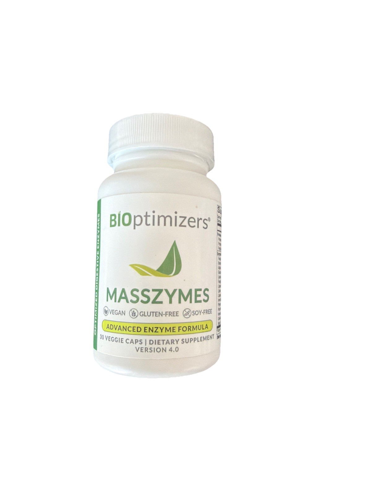 BiOptimizers Masszymes Advanced Enzyme Formula Version 4.0 30 Caps NEW Exp 2/27