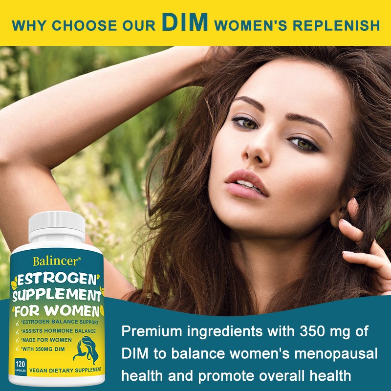 Estrogen Capsules for Women – 350mg – Menopausal Health – Mood Stabilization