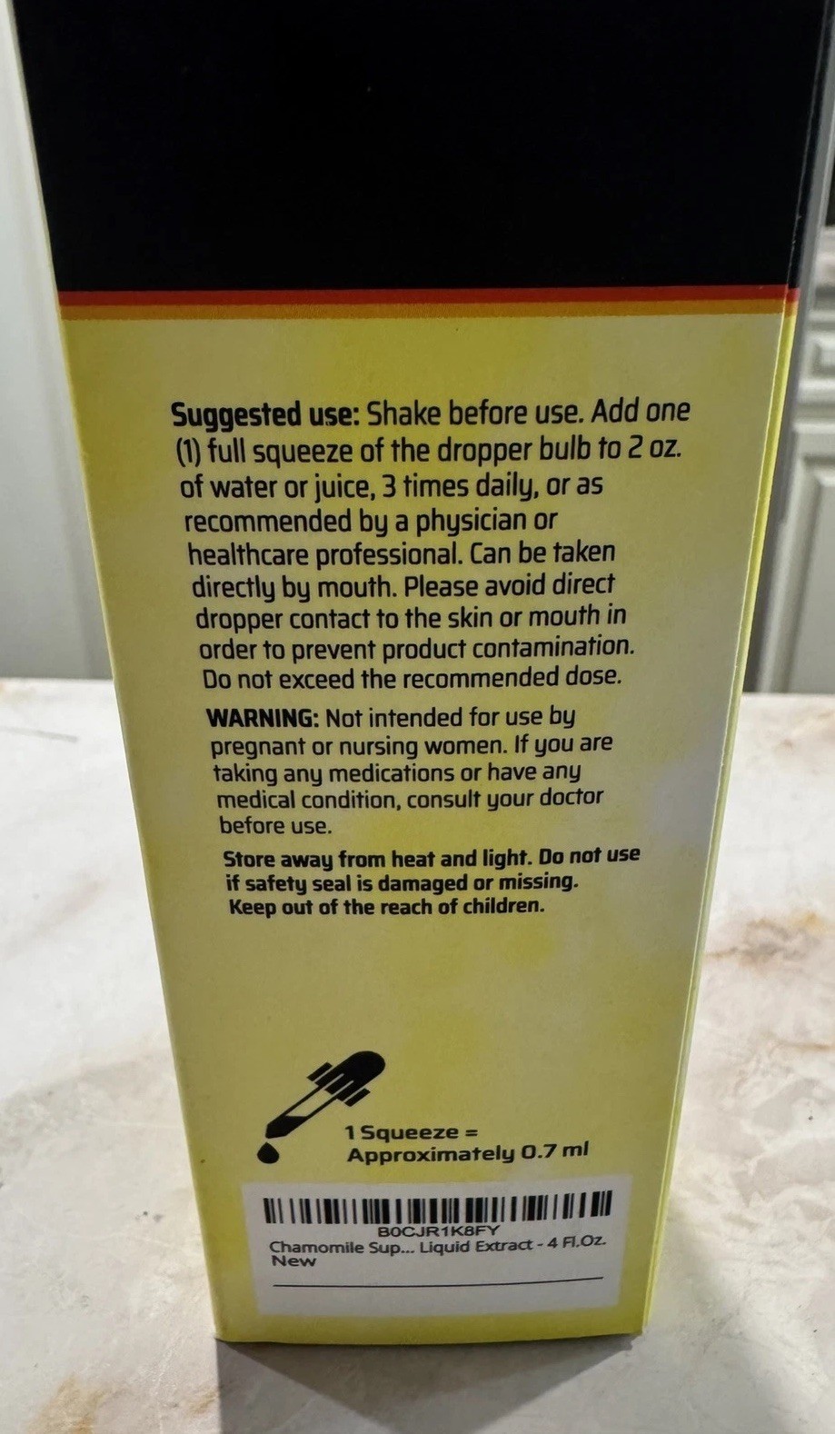 BIO KRAUTER® Chamomile Extract for Sleep Support Natural Calm Liquid Drops