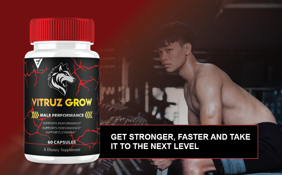 (2 Pack) Vitruz Grow Supplement, VitruzGrow Max Strength Capsules (120 Capsules)