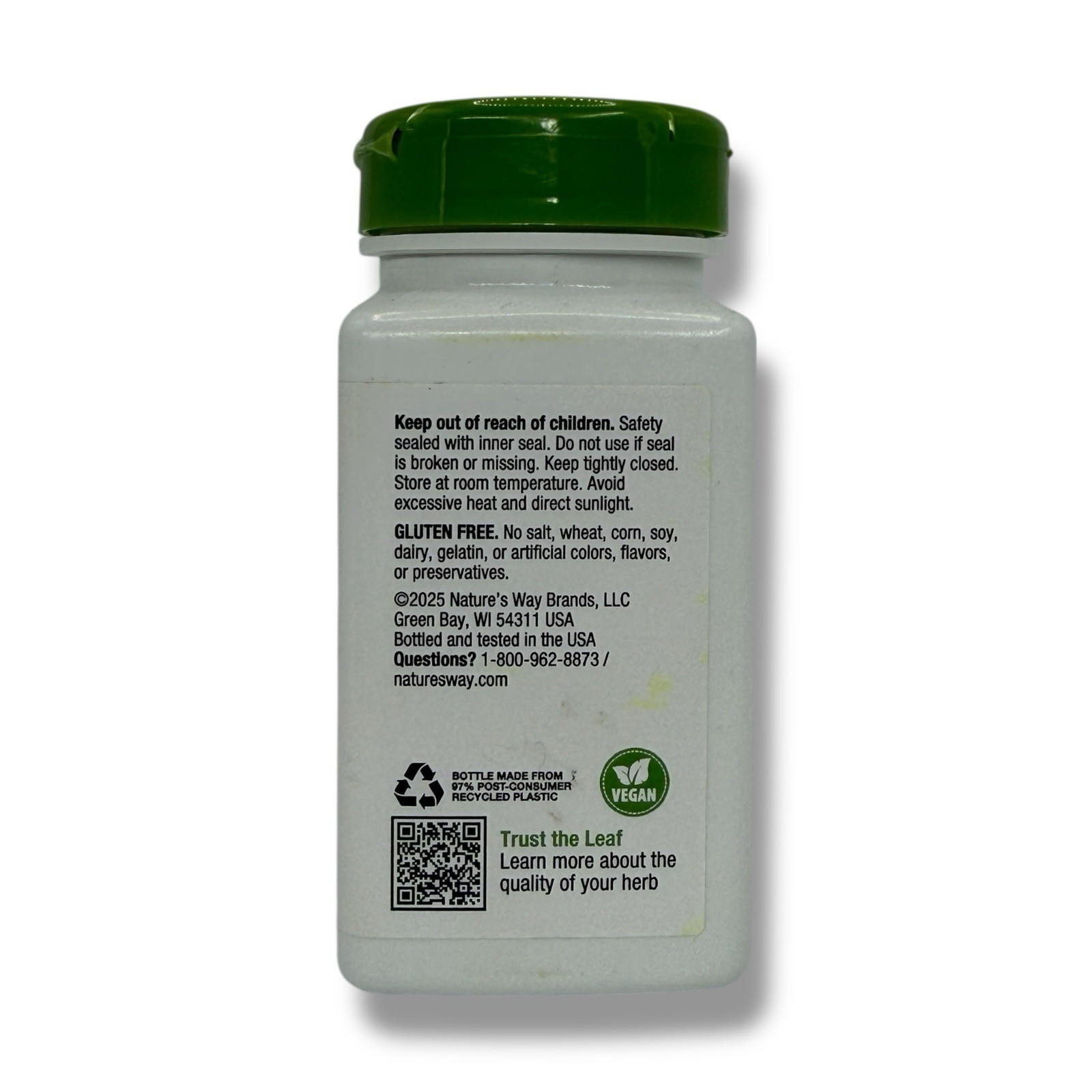 Natures Way Licorice Root Supplement 900mg per Serving Herbal Capsules EXP 03/30