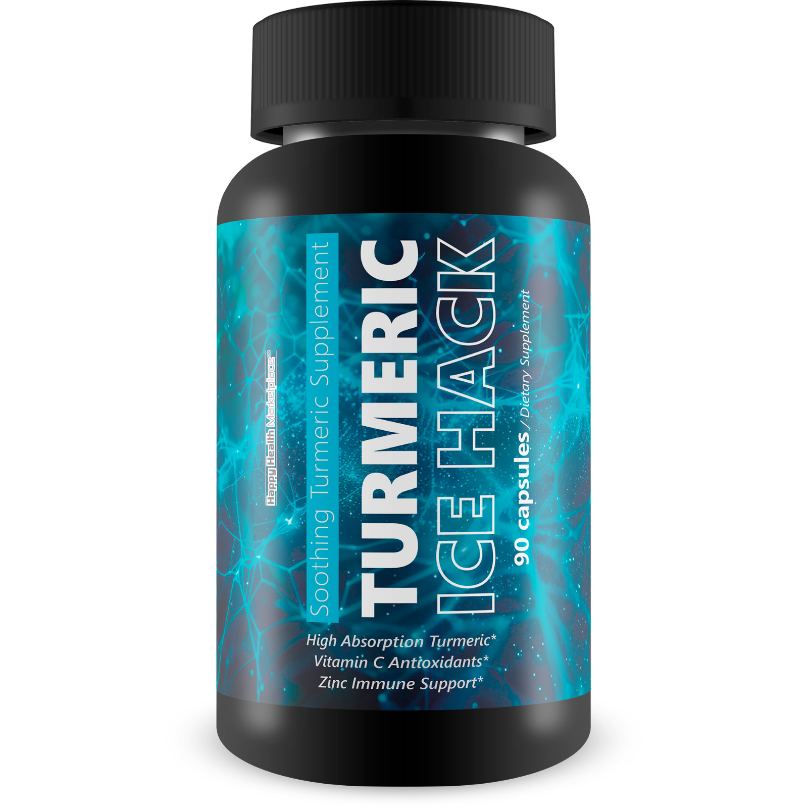 Turmeric Ice Hack Pills – Soothing Nervous System Support – Swelling Support