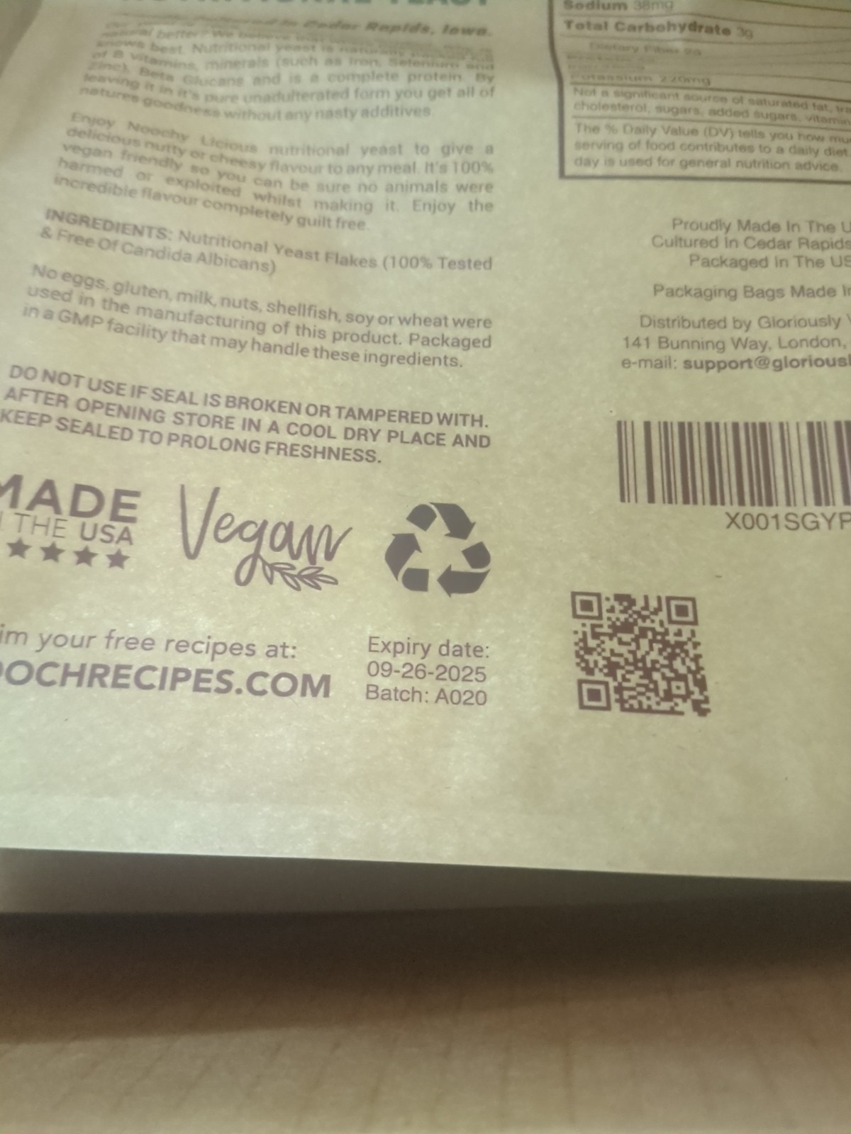 Noochylicious Nutritional Yeast Powder 13.6 oz