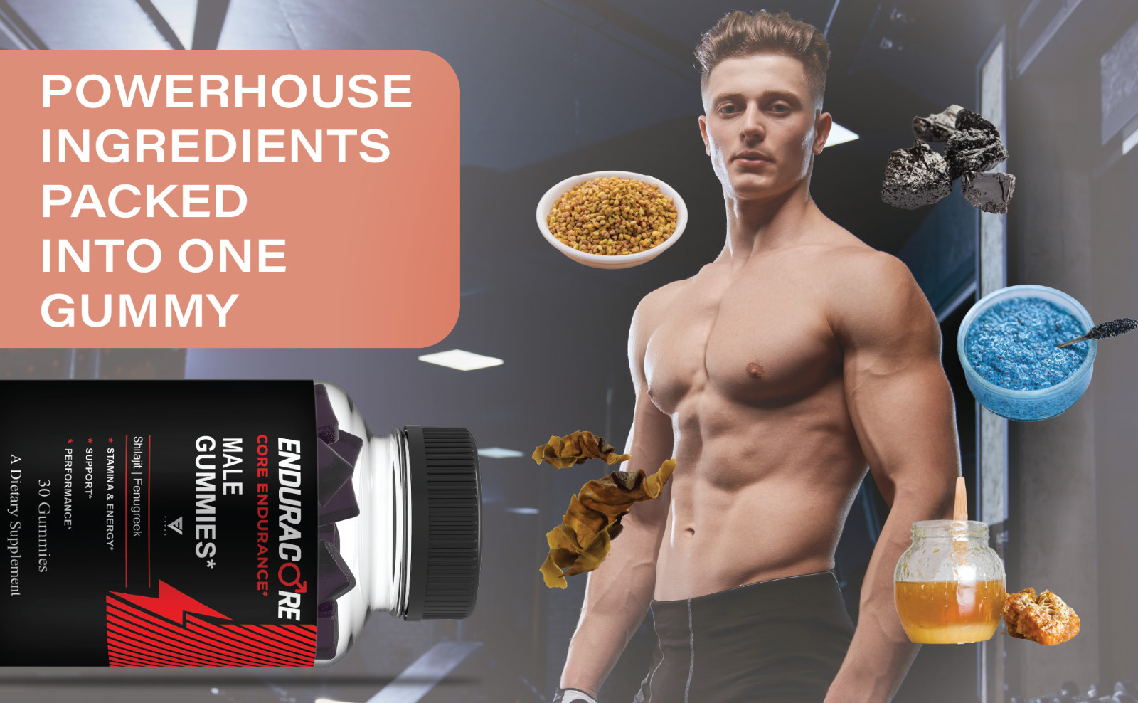 Enduracore Male Gummies, Endura Core Performance (30 Gummies)