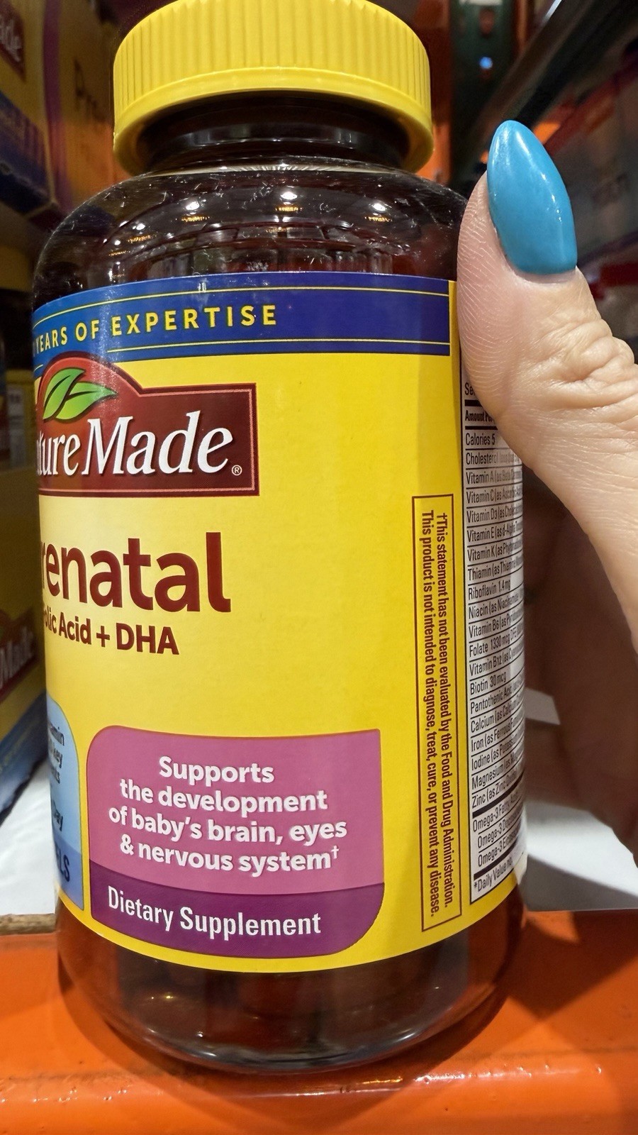 Nature Made Prenatal Multi + DHA & Folic Acid 150 Softgels – 5 Month Supply -NEW