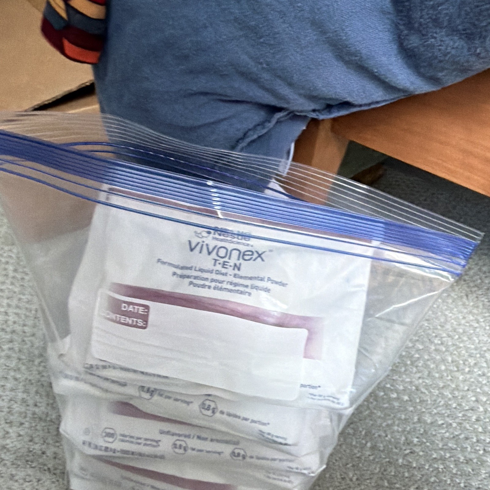 Nestlé VIVONEX T.E.N Unflavored Elemental Nutritional Supplement Powder Packets