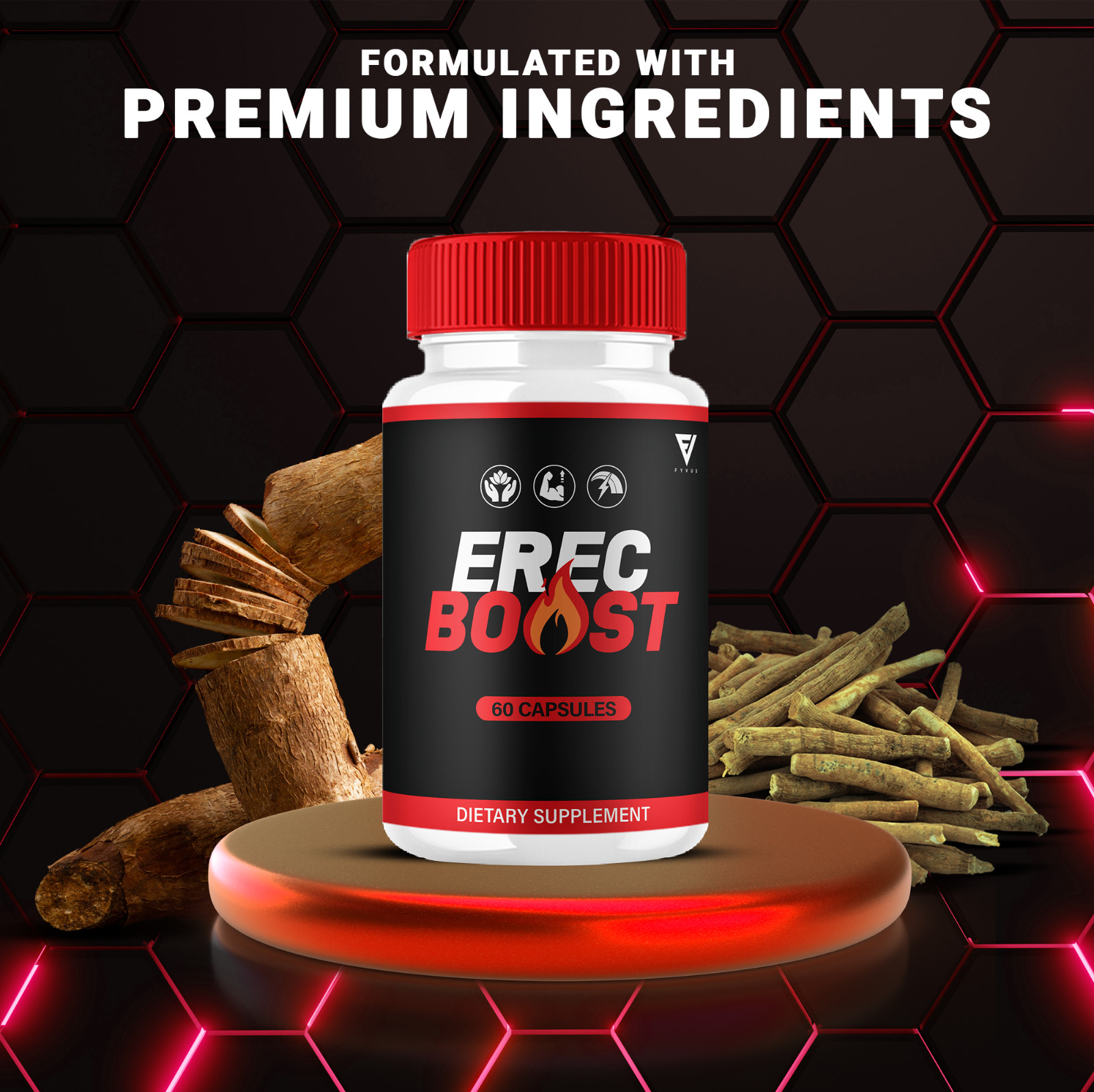 (2 Pack) Erec Boost Pills Erec Booster, Erec Boost High Drive (120 Capsules)