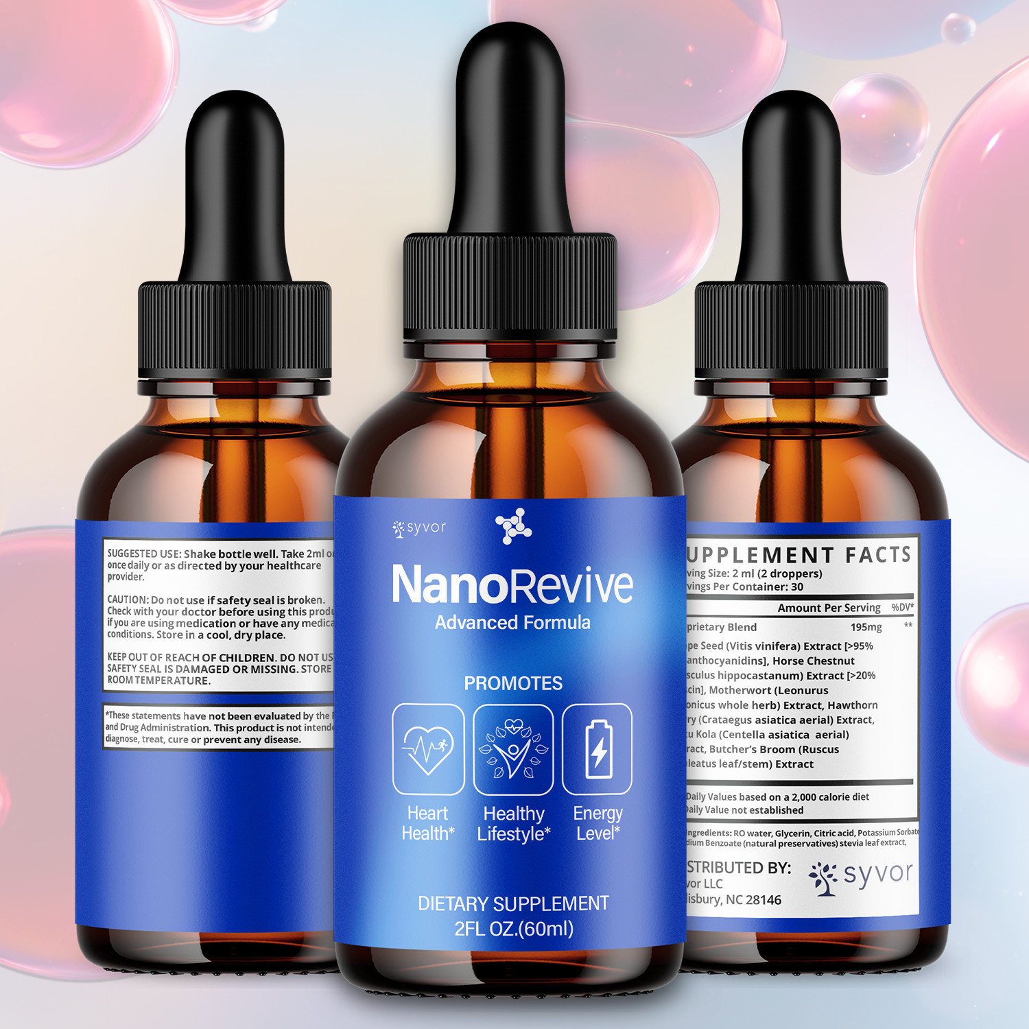 (1 Pack) Nano Revive Ear Drops – For Tinnitus Supports, Ear Relief & Comfort