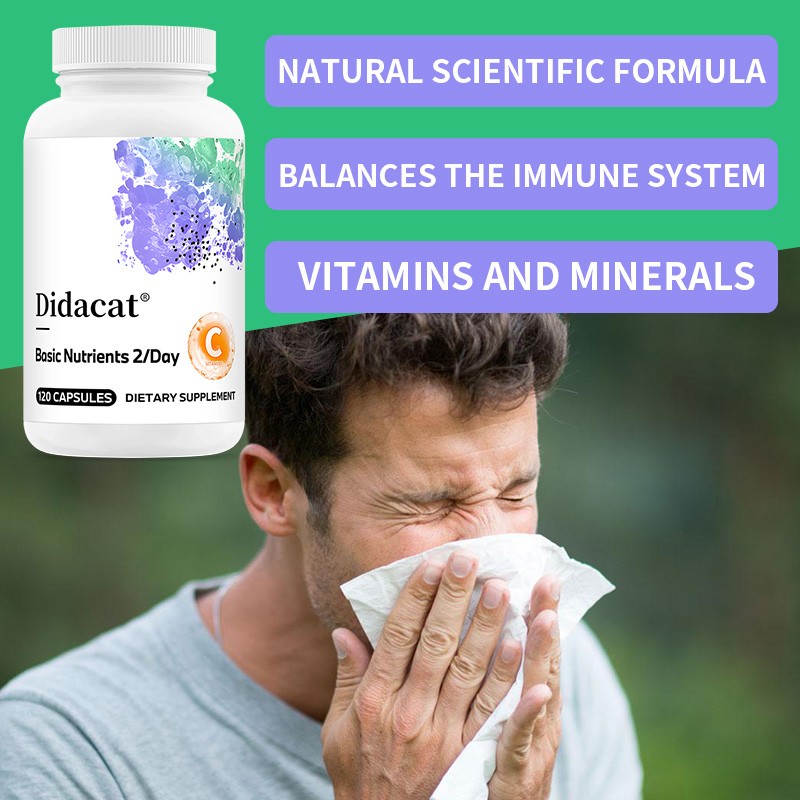Multivitamin Daily | All-in-One for Immune, Skin & Energy, 30/60/120 Capsules