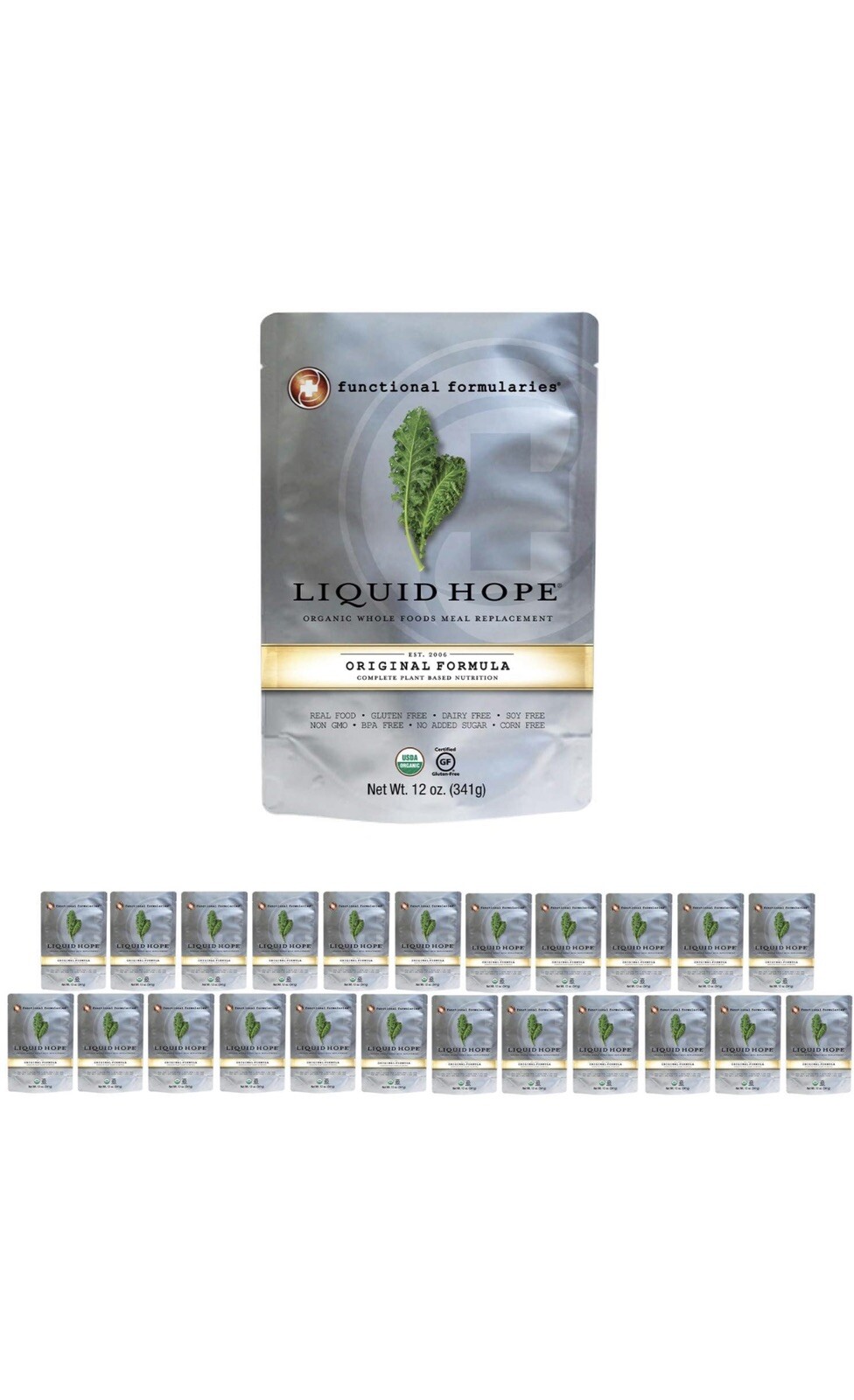 Liquid Hope Meal Replacement Original Organic Formula | Case of 24 | Exp 11/2027