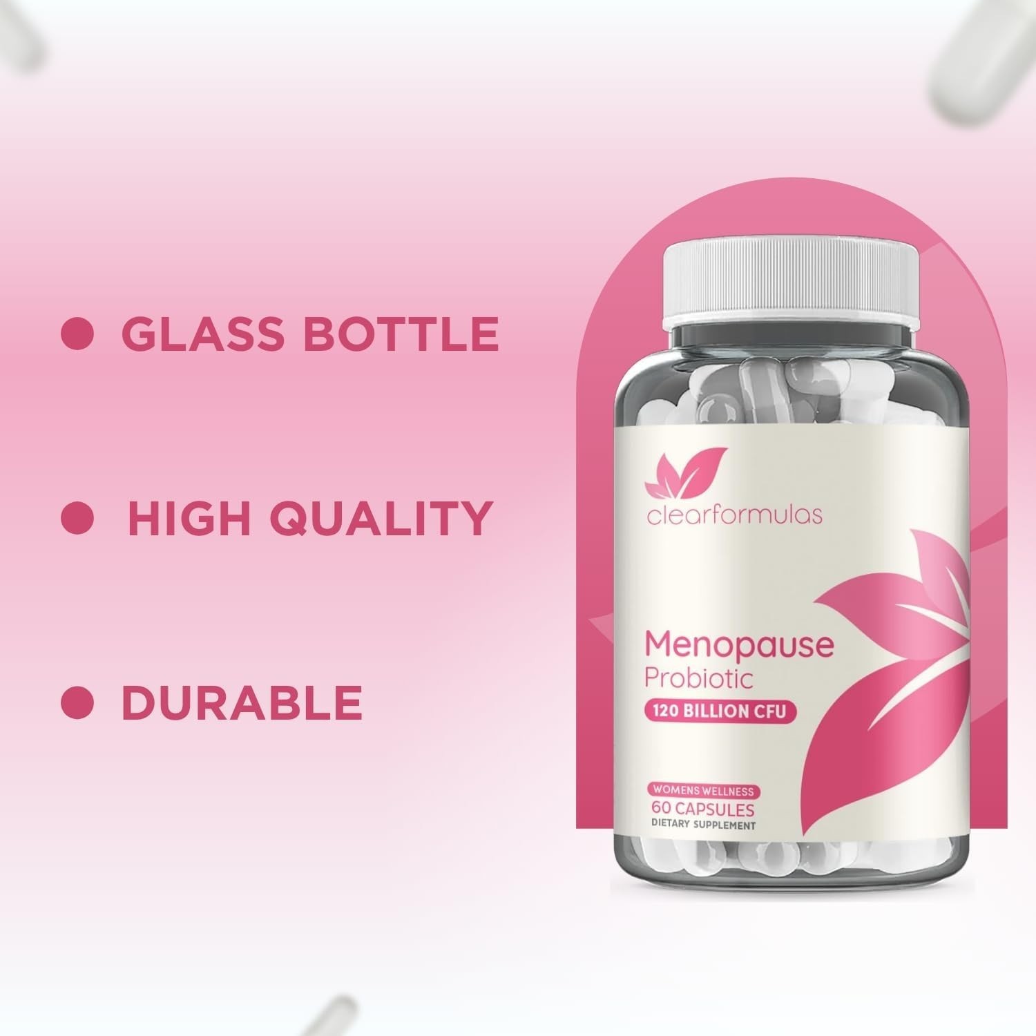 120 Billion CFU Menopause Probiotics for Women – Complete Menopause Relief