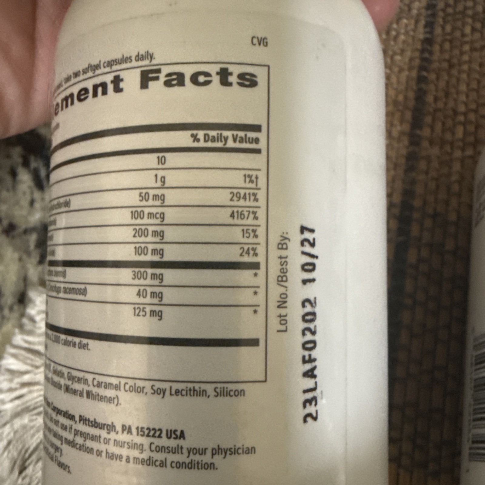 GNC Women’s Phytoestrogen Formula Menopause Support 120ct Softgel **2PACK**