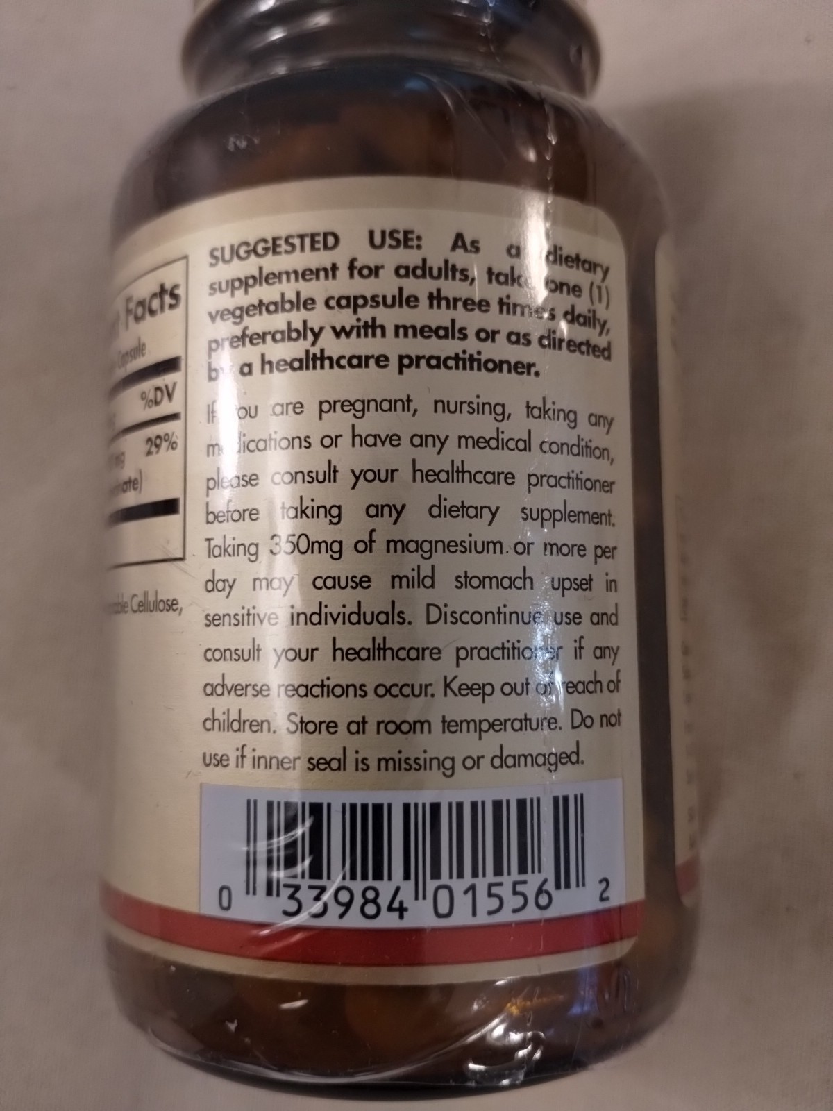 NEW Solgar Magnesium Glycinate, 90 Vegetable Capsules -EXP: 2027 – FREE SHIPPING