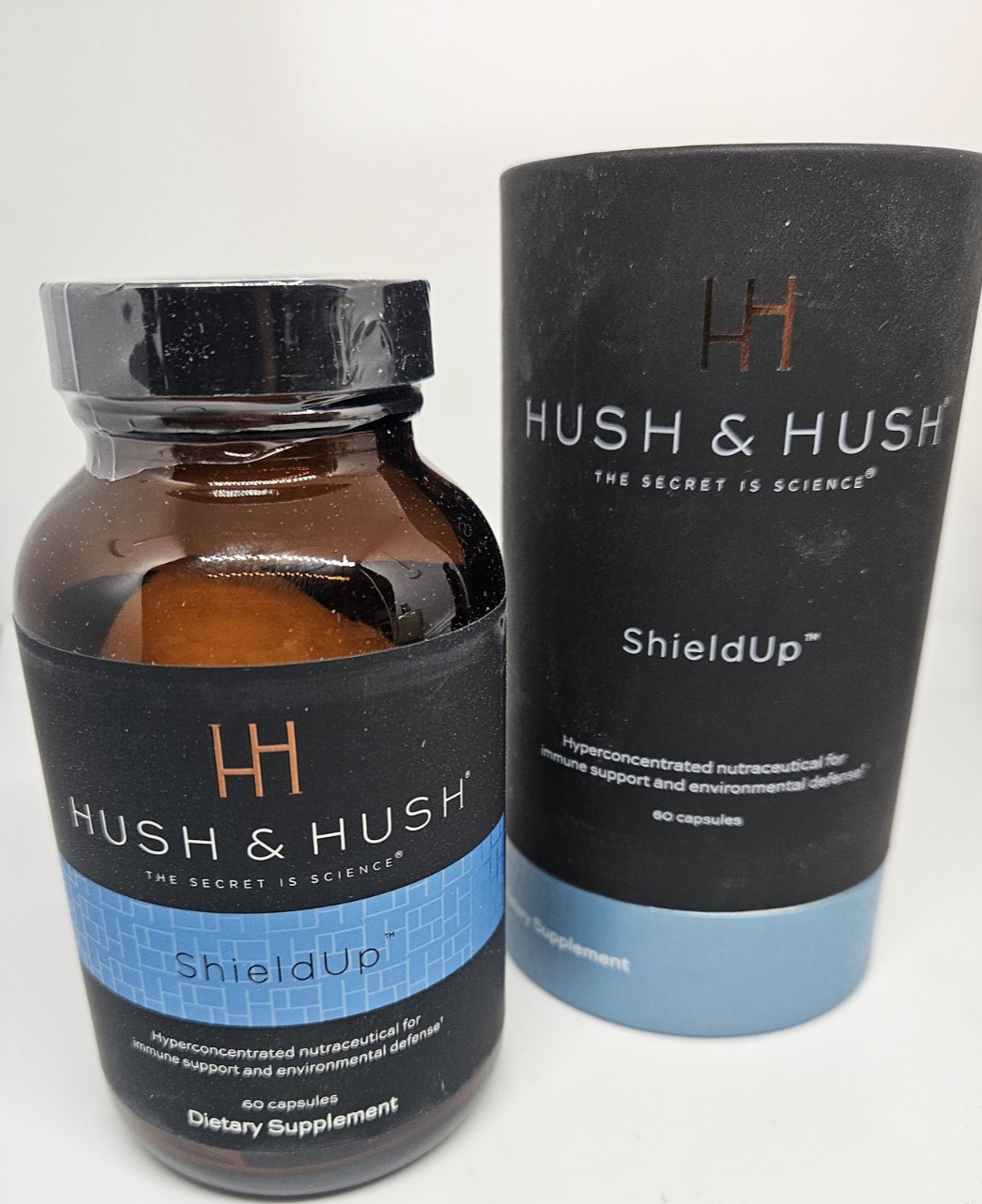 Hush & Hush ShieldUp – Immune Boost, Environment Defense Dietary Supplement 60ct