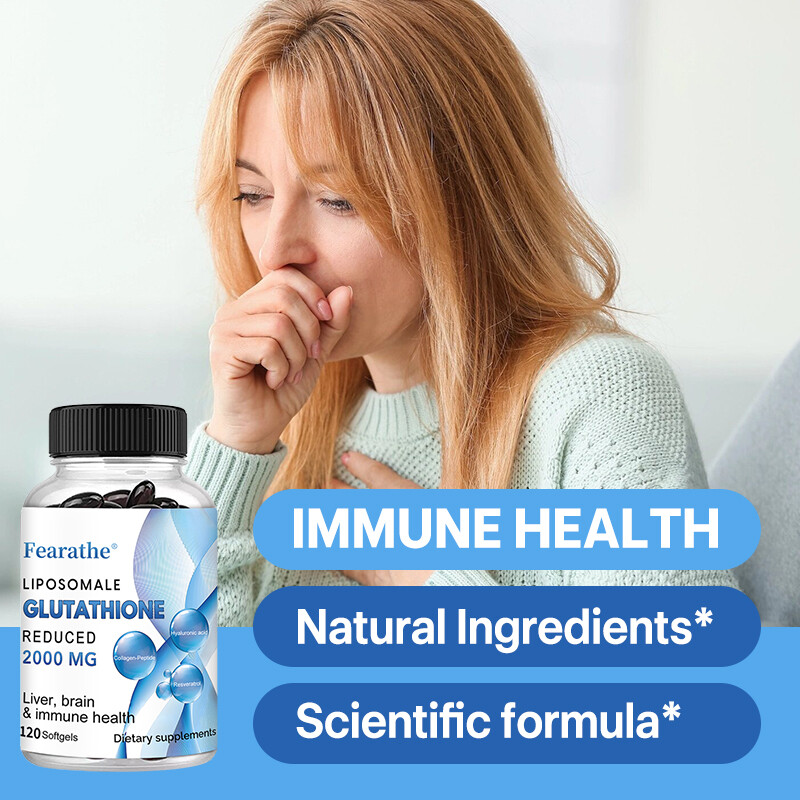 Glutathione Liposome 120 Softgel Liver Dual Effect Antioxidant Immune Health