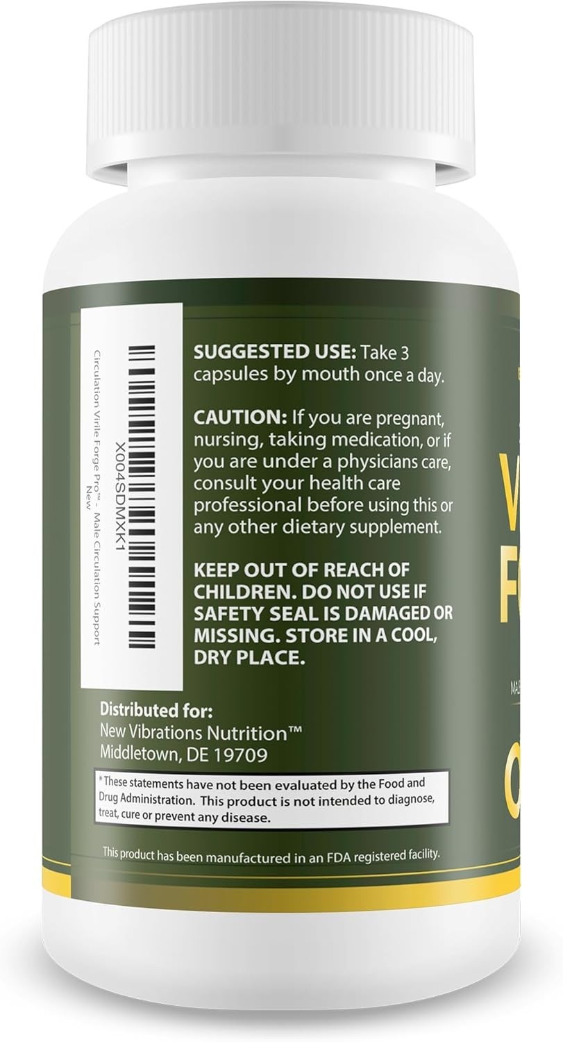 Circulation Virile Forge Pro – Our Best Male Circulation Support Formula, 90 C..