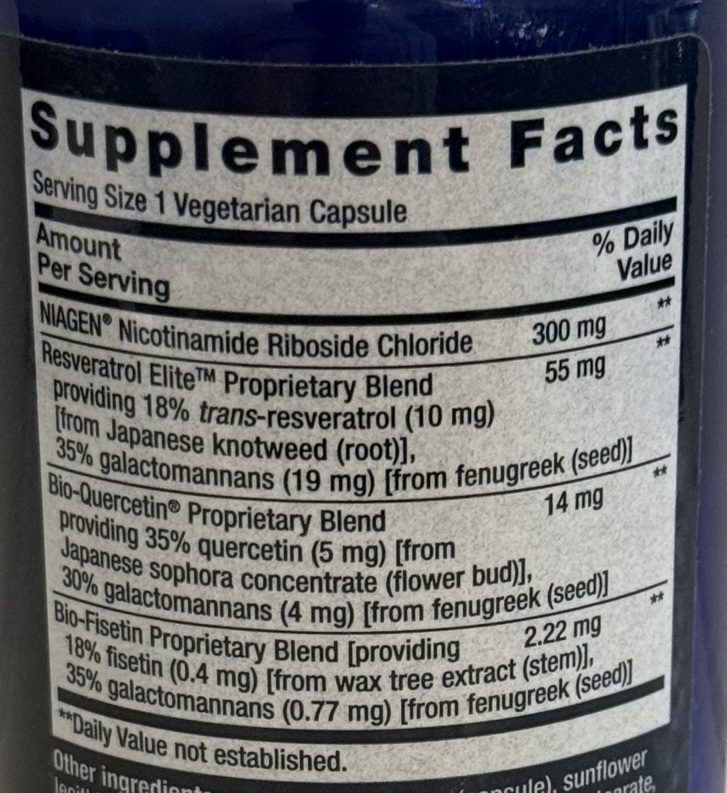 Life Extension Nad+ Cell Regenerator and Resveratrol Elite, GF, 30 Veg Caps⚛️