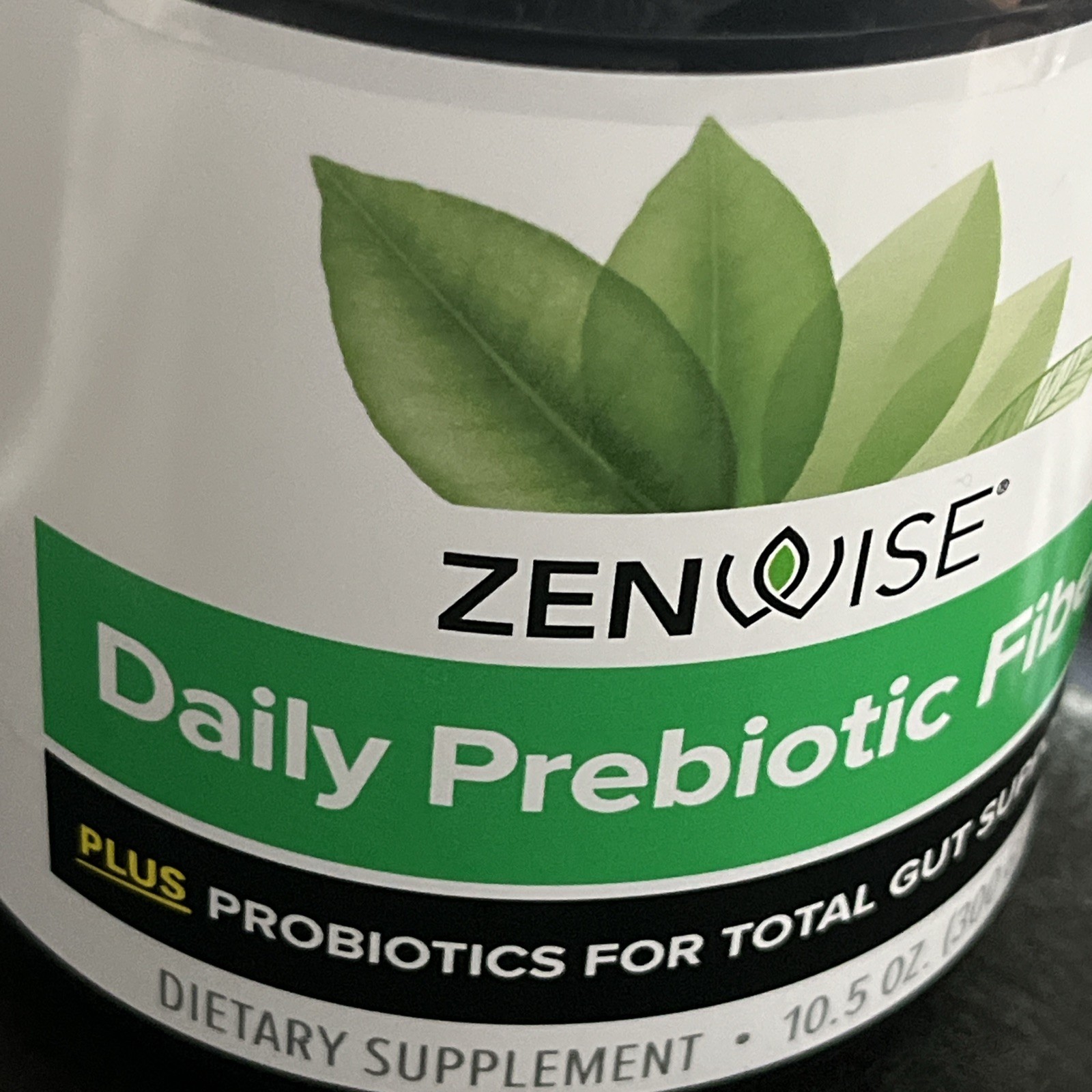 Zenwise Prebiotic Fiber Probiotics Bacillus Flaxseed Powder Digestive 10.5 oz