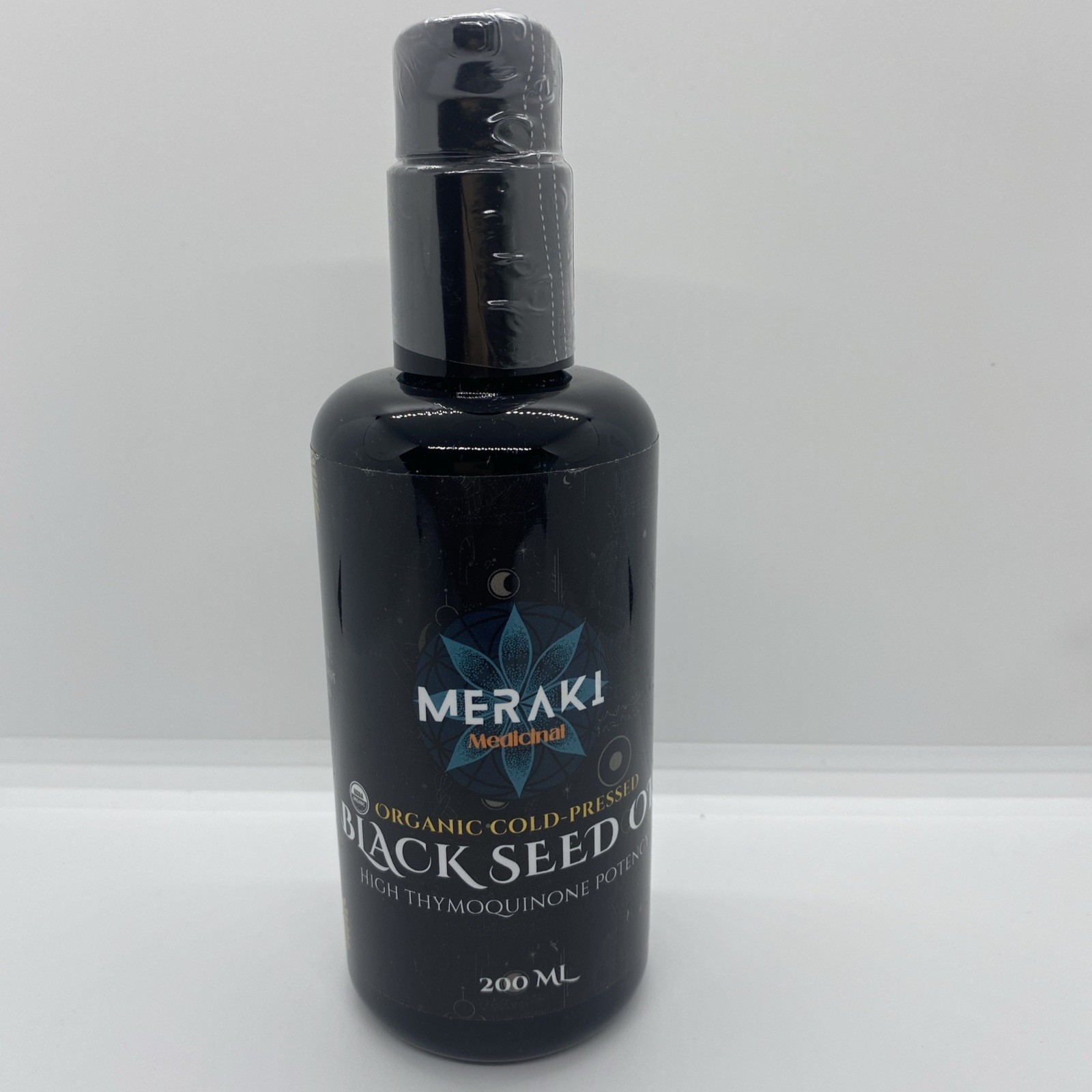 Meraki Organic Cold-Pressed Liquid Black Seed Oil – 200 ML NEW