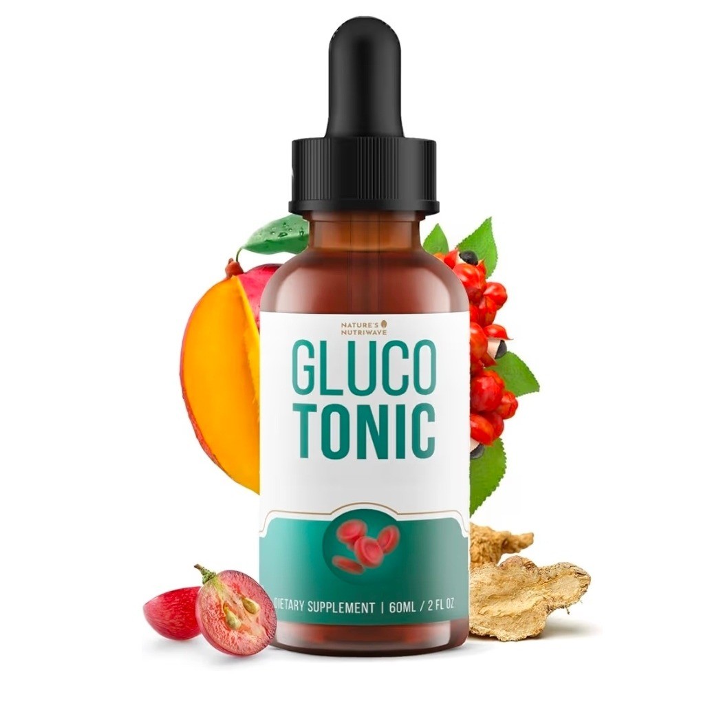 Nature’s NutriWave Gluco Tonic Liquid Dietary Supplement 2 floz 60ml Exp 02/2027