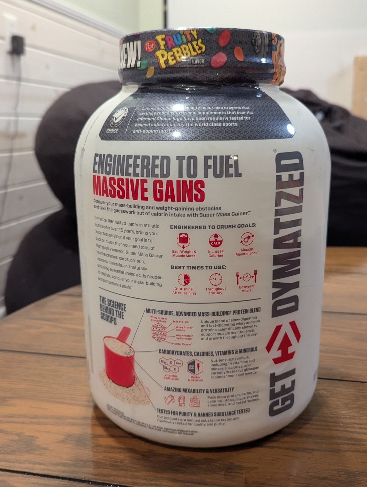Super Mass Gainer – Fruity Pebbles 6 Pounds (8 Servings) Protein Powder