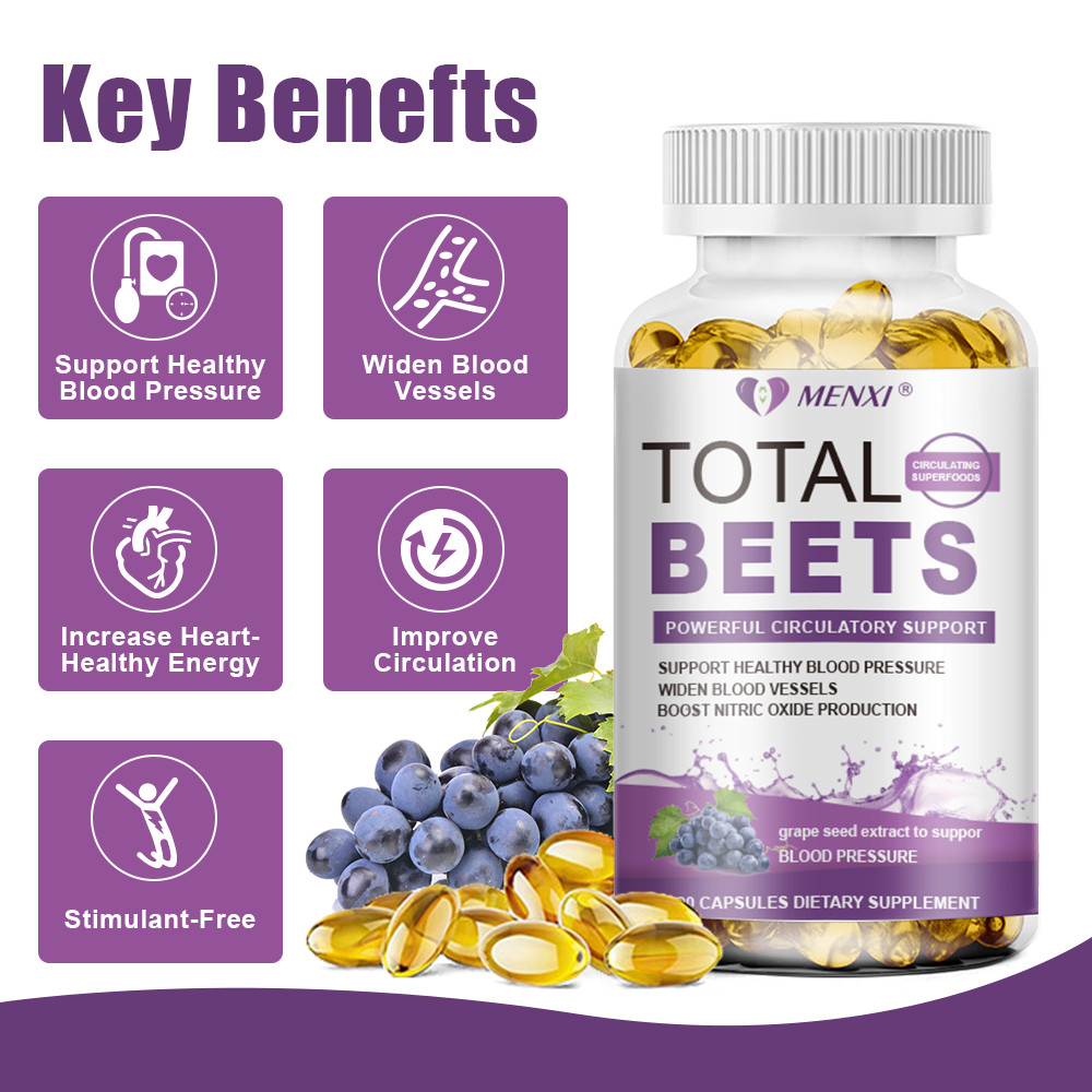 Extra Strength Beet Root Capsules 1050mg Beetroot Powder Extract Heart Health