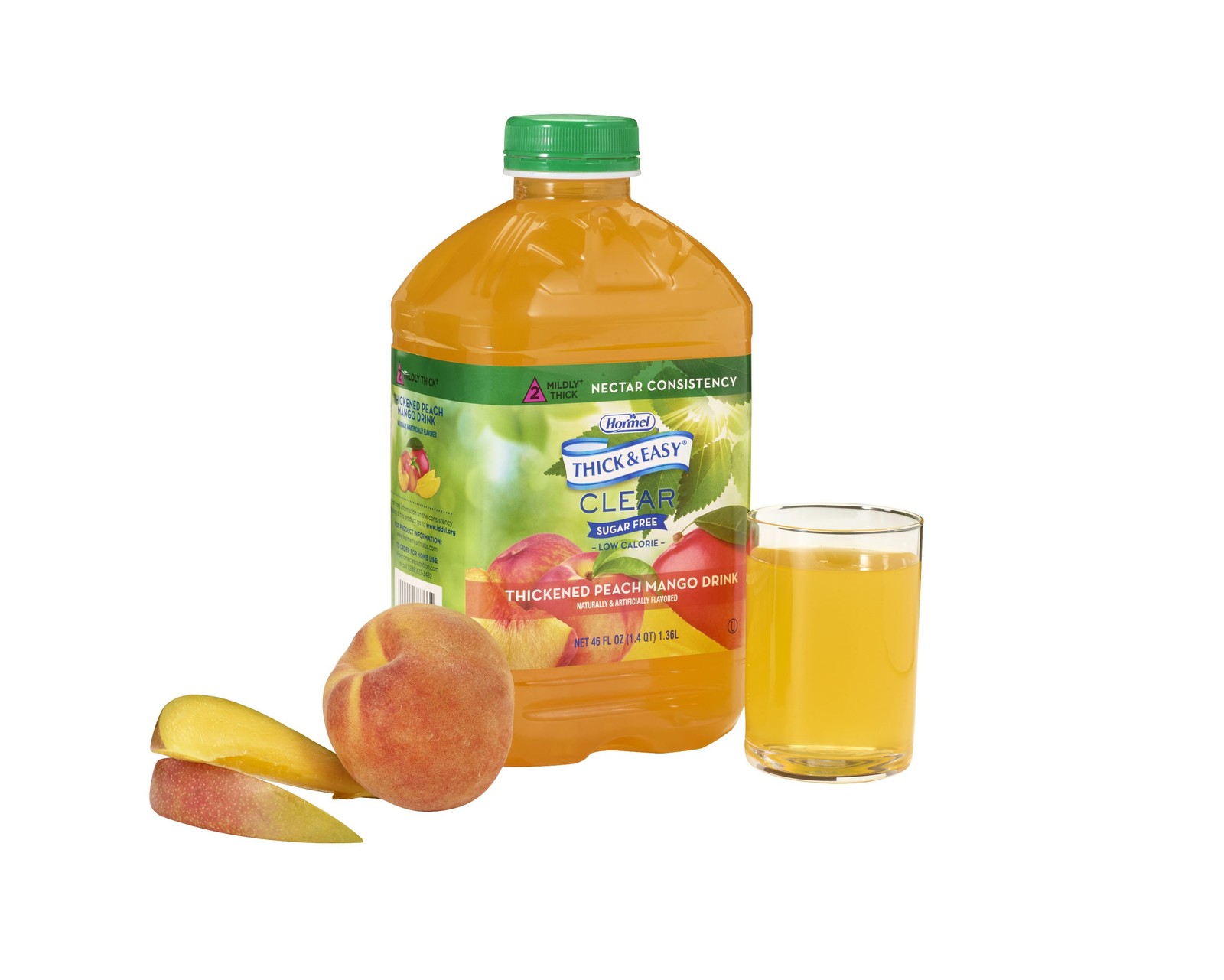 Thick & Easy Clear Thickened Beverage Peach Mango 46 oz. Bottle 6 Ct