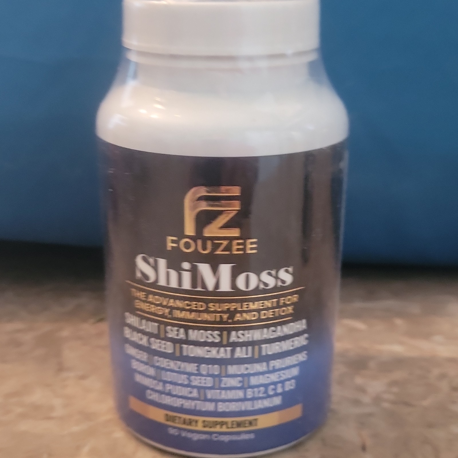 Fouzee ShiMoss Sea Moss Capsules Detox & Immunity Vegan Halal 90 Count