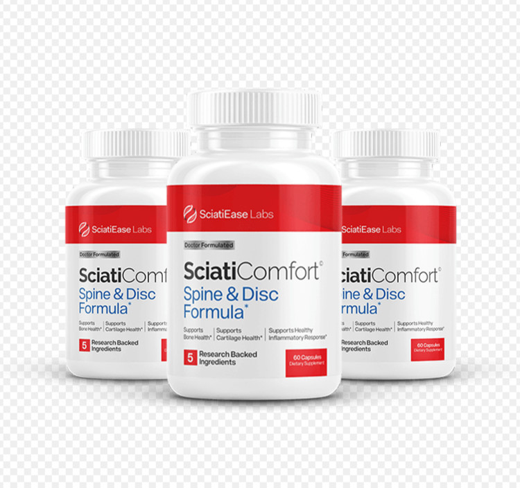 SciatiEase Labs Spine & Disc Formula 60 Capsules Cartilage Support