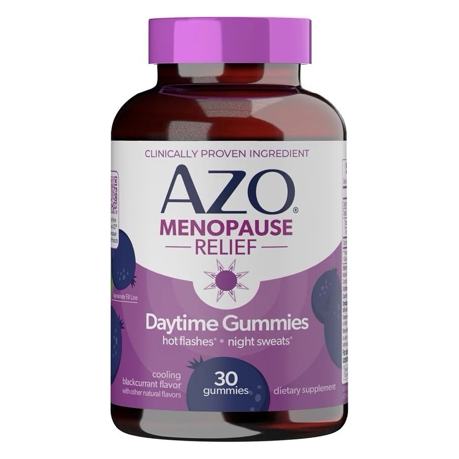 AZO® Daytime Menopause Gummies for Women, 30 Gummies EXP 11/2026