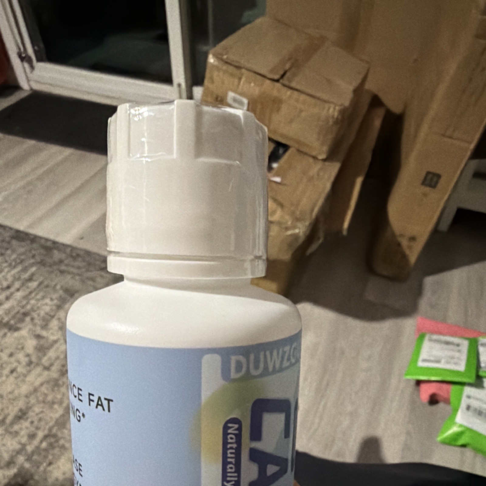 DUWZGU Liquid L-Carnitine 3000mg Sour Gummy Worm Thiamine Niacin Exp 07/2028