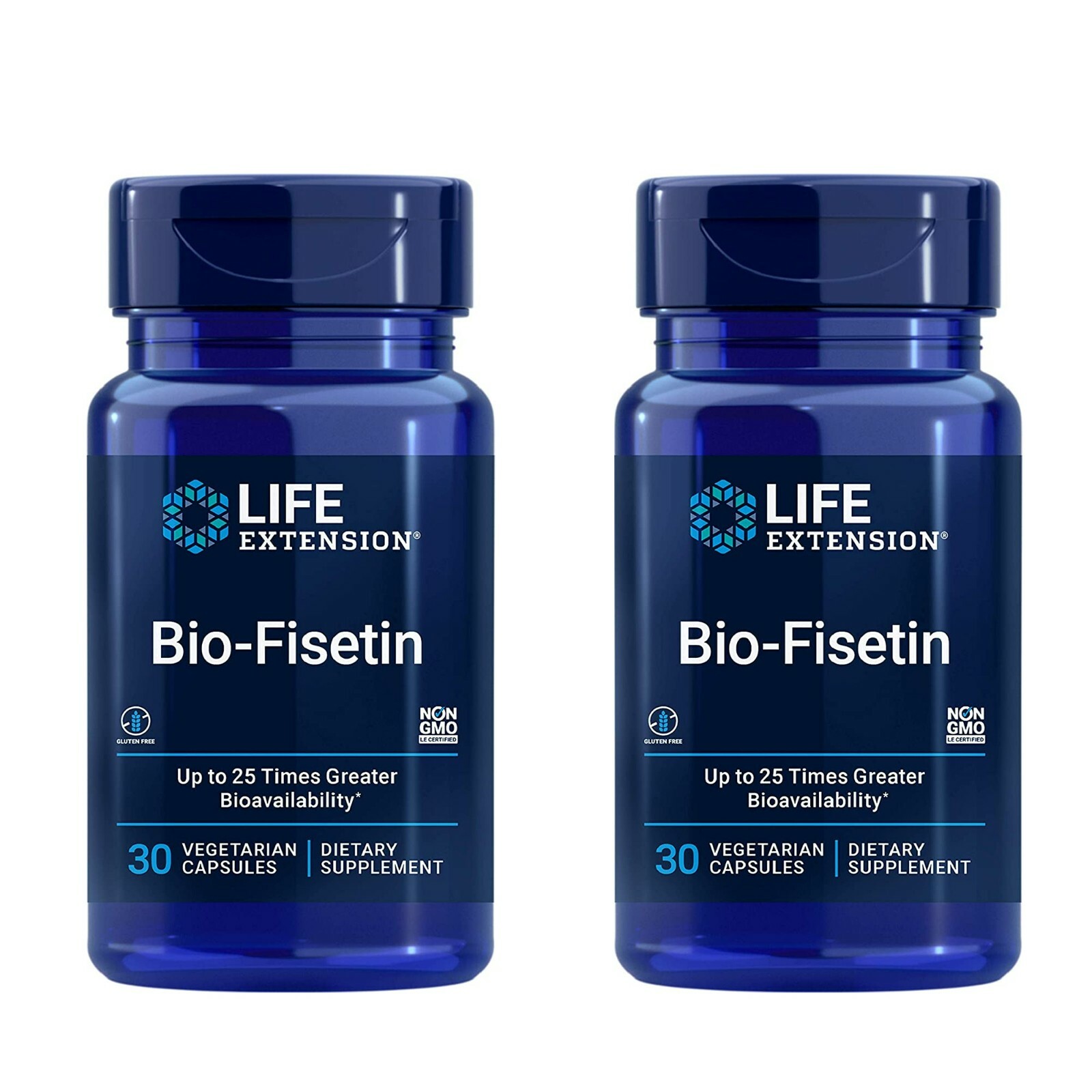 2 PACK Life Extension Bio-Fisetin Optimized Cellular Cognitive Longevity Support