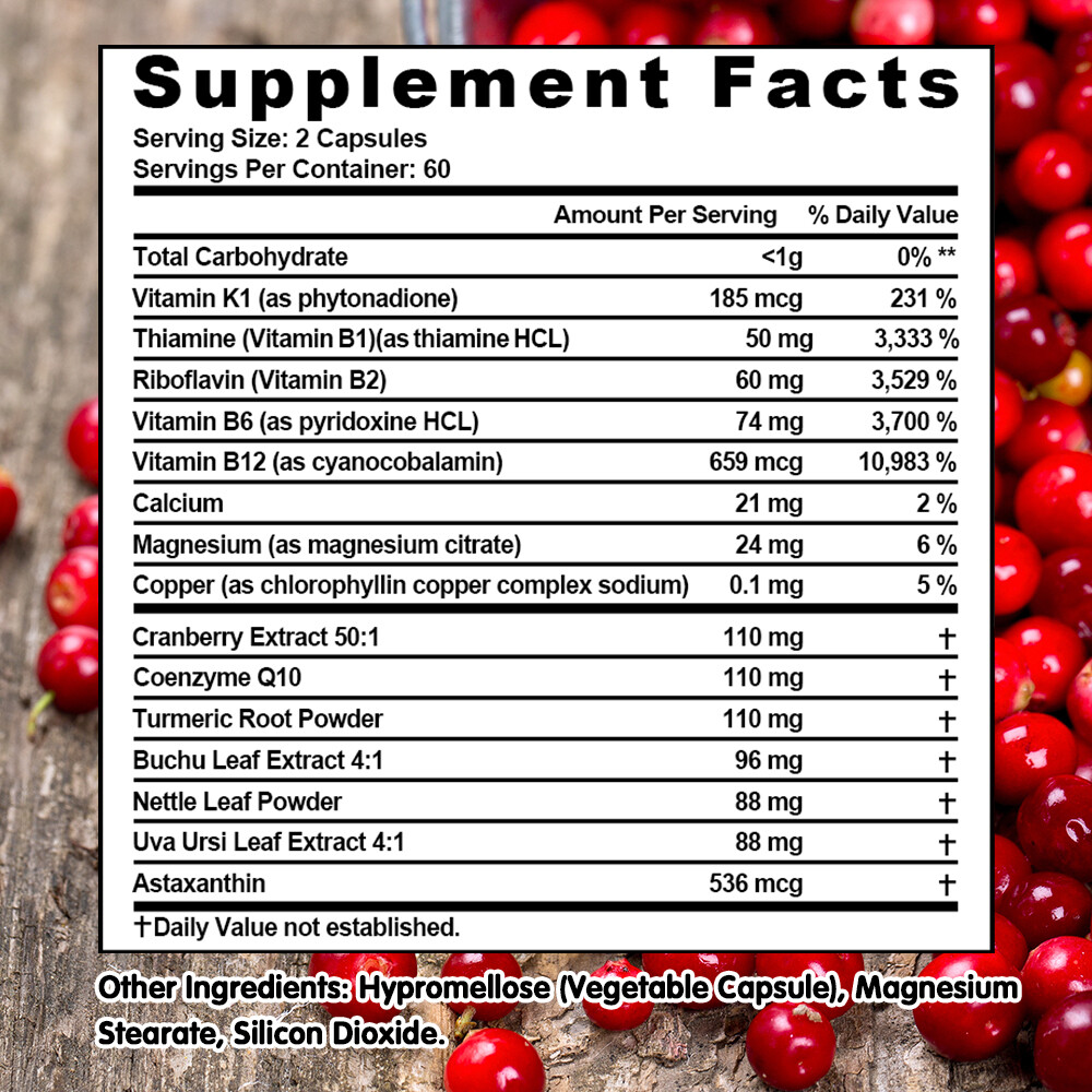 Kidney Health Cleanse Support Detox Natural Supplement High Quality