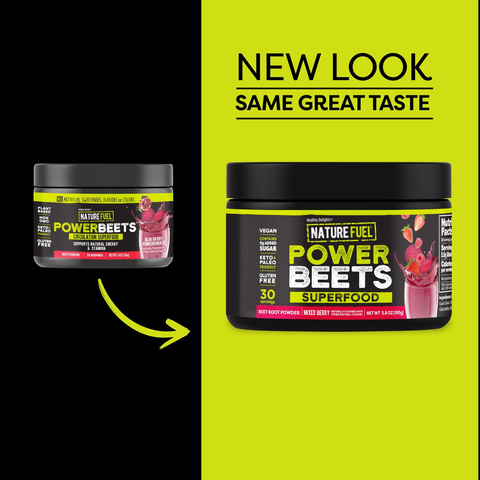 Nature Fuel Power Beets – Super Concentrated Non-GMO Beet Juice Powder –