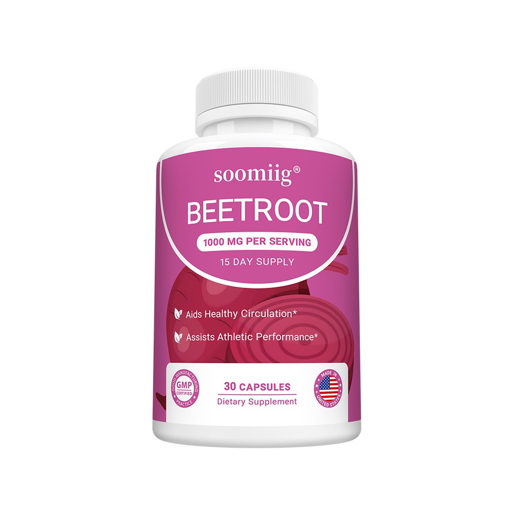 Beet Root Supplements Healthy Circulation Supports Vitality 30-120 Capsules