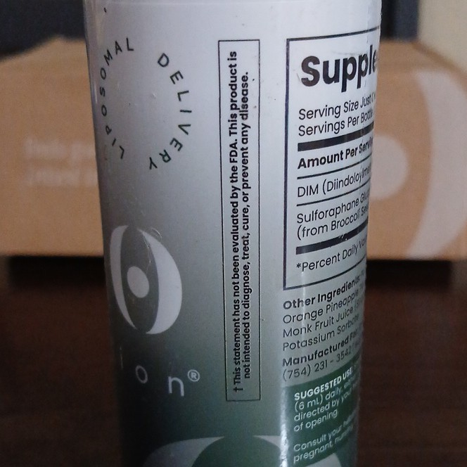 Rho Nutrition Liposomal DIM+ Liquid Hormonal Balance Tropical Pineapple 6oz